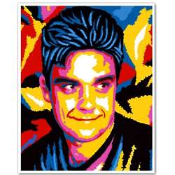 Robbie Williams Oil Painting 8x10 Giclee Print