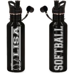 Personalized Softball Water Bottle