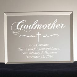 Godmother Personalized Plaque