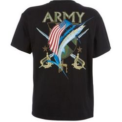 Army T-Shirt with Sailfish