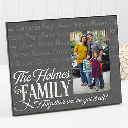 Family is Love Personalized Frame