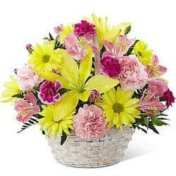 Basket of Cheer Flower Bouquet