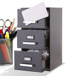3-Drawer Mini File Cabinet