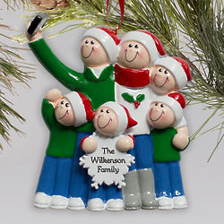 Personalized Selfie Family Ornament