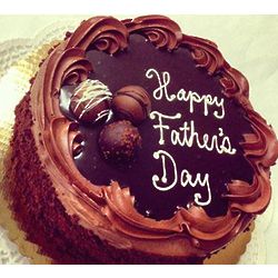 Father's Day Chocolate Truffle Cake