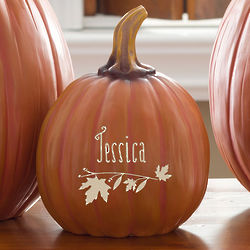 Small Count Your Blessings Personalized Pumpkin