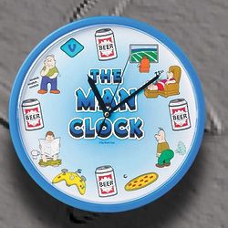 Man Clock with Sounds