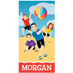 The Wiggles Personalized Summer Fun Beach Towel