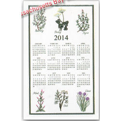 2014 Kitchen Herb Calendar Towel