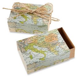 Map Favor Boxes