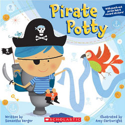 Pirate Potty Paperback Book for Boys