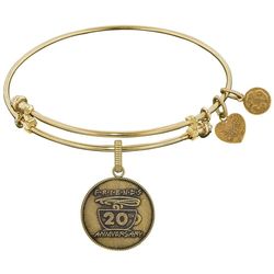 Friends TV SHow 20th Anniversary Charm Brass Bangle Bracelet