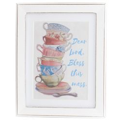 Dear Lord Bless This Mess Framed Print
