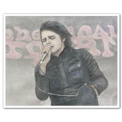 Gerard Way of My Chemical Romance Sketch Art Print