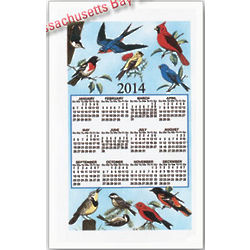 2014 Songbirds Calendar Towel