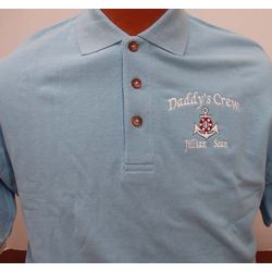 Personalized Daddy's Crew Polo Shirt