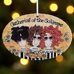 Personalized Sister Goddesses Ornament