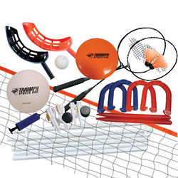 Five Game Combo Outdoor Set with Storage Bag