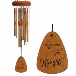 18" Personalized Welcome Wind Chime