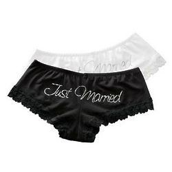 Just Married Bling Boy Short