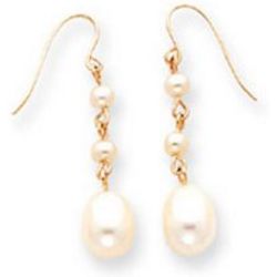 14K Freshwater Pearl Drop Earrings