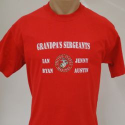 Marine's Personalized Family Shirt