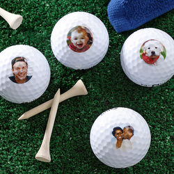 12 Personalized Photo Golf Balls