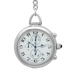 Chronograph Quartz Charles Hubert Pocket Watch & Chain