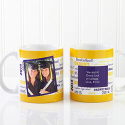 Personalized School Spirit Photo Graduation Coffee Mug