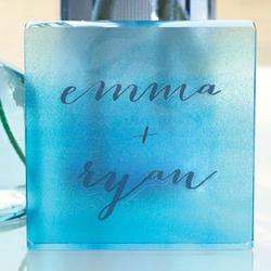 Personalized Watercolor Cake Topper
