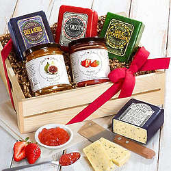 Plymouth Cheese & Just Jan's Spreads Gourmet Gift Box