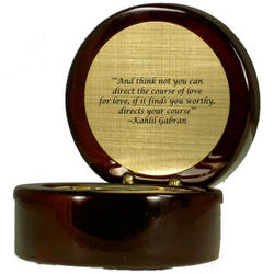Compass in a Rosewood Box with Engraving - FindGift.com