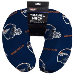 Denver Broncos U-Neck Beaded Spandex Travel Pillow