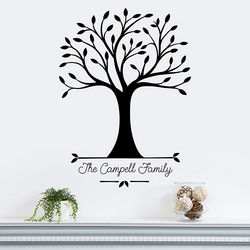 Our Roots Personalized Family Vinyl Wall Art