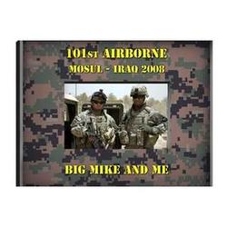 Personalized Military Camouflage Horizontal Picture Frame