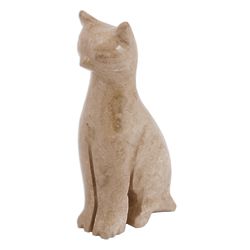 Cafe Cat Marble Sculpture