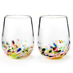 Confetti Wine Glasses