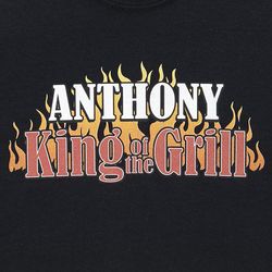 Personalized King of the Grill T-Shirt