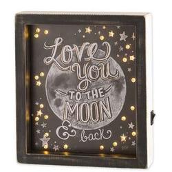 To the Moon And Back Wall Art