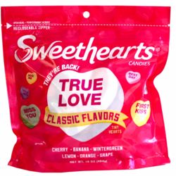 1 Pound Bag of Classic Conversation Heart Candies