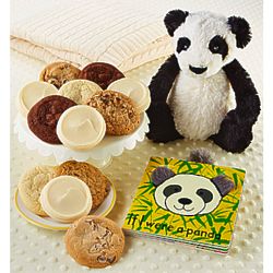 Panda Cookies, Children's Book, and Plush Stuffed Animal