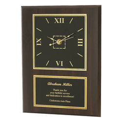 Personalized Cherry Plaque with Clock