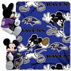 Baltimore Ravens NFL Mickey Hugger Blanket