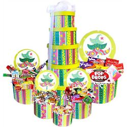 Mega Holiday Nostalgic Candy Gift Tower