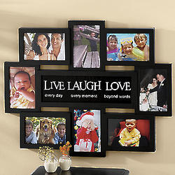 Live Laugh Love 4x6 Montage Frame