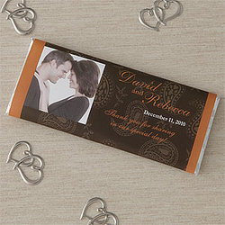 Paisley Photo Candy Bar Wrappers