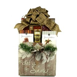 Let it Snow-Man Holiday Gift Basket