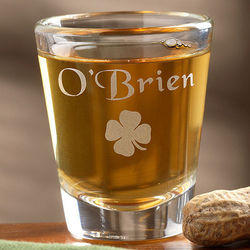 Irish Heritage Personalized Shot Glass