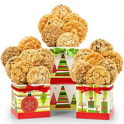 Glad Tidings Cookie Gift Box Trio