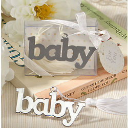 Adorable Baby Design Bookmark Favor